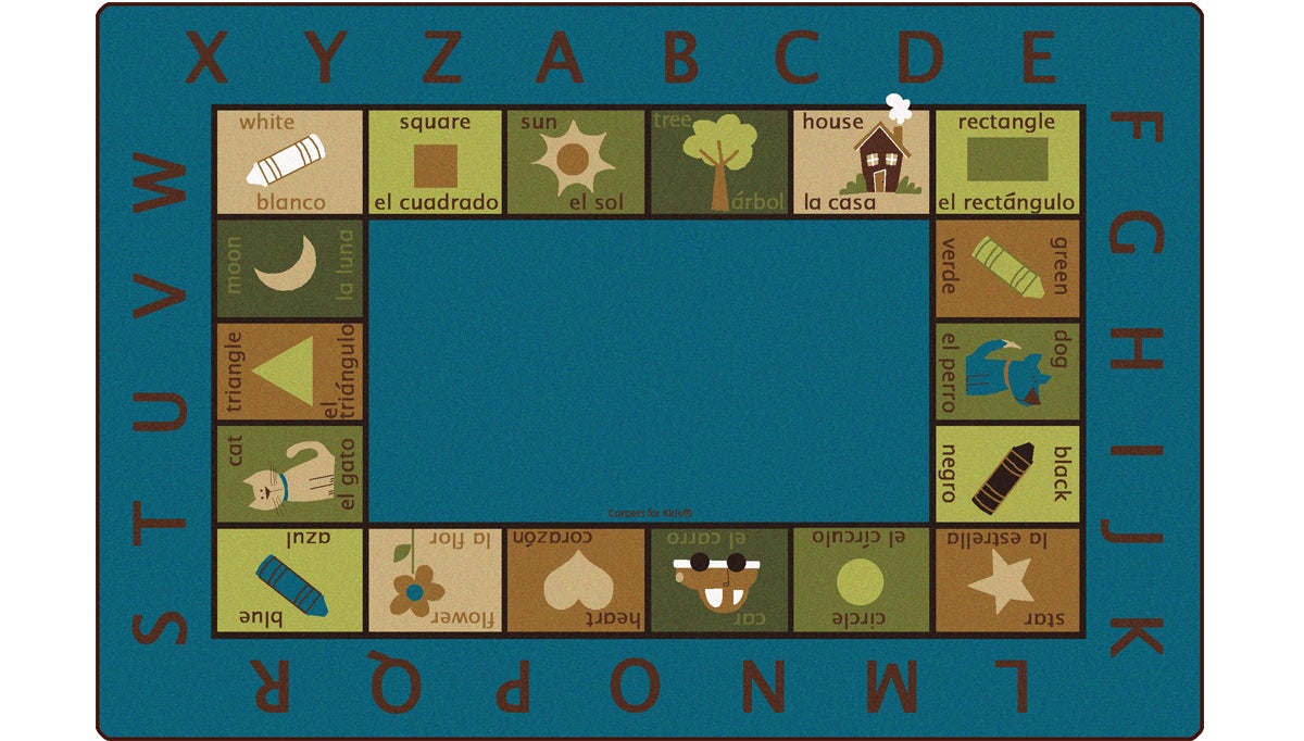 Bilingual Circletime Rug Nature Carpets For Kids Bilingual Circletime Rug Nature