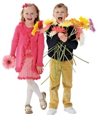 Photo of Children with flowers