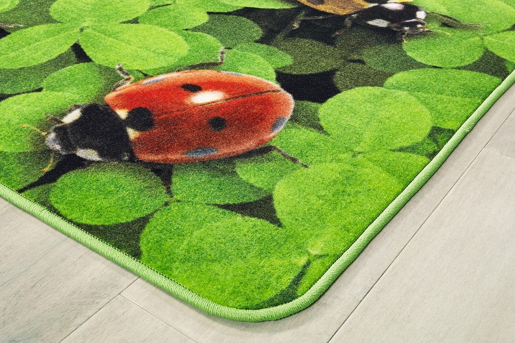 Real Ladybug Seating Rug - Carpets For Kids
